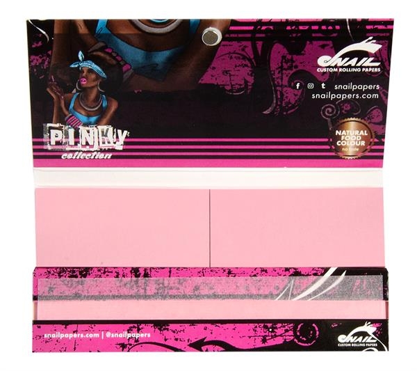 SNAIL Coloured King Size Slim Papers & Tips "Pinky Collection" Papier Zigarettenpapier Blättchen Papers